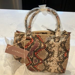 Fiorelli Mia-Printed Snake Sandbag NWT/Never used Gorgeous